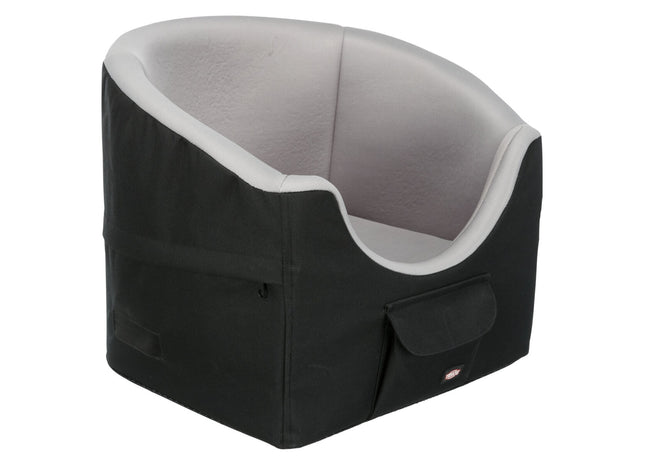 Bequemer Trixie Autositz in Schwarzgrau für unterwegs