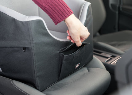 Bequemer Trixie Autositz in Schwarzgrau für unterwegs