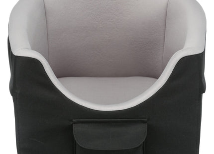 Bequemer Trixie Autositz in Schwarzgrau für unterwegs