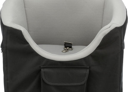 Bequemer Trixie Autositz in Schwarzgrau für unterwegs