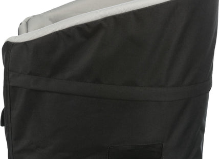 Bequemer Trixie Autositz in Schwarzgrau für unterwegs