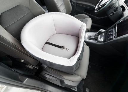 Bequemer Trixie Autositz in Schwarzgrau für unterwegs