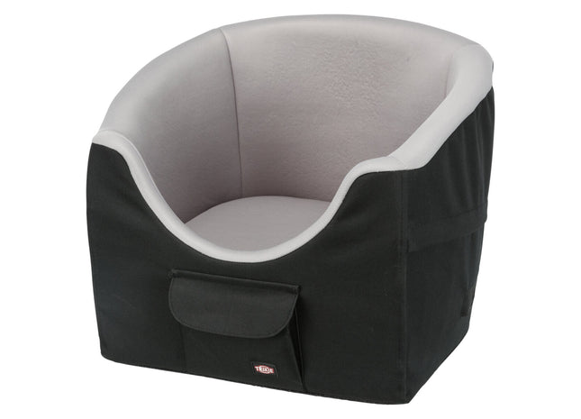 Bequemer Trixie Autositz in Schwarzgrau für unterwegs