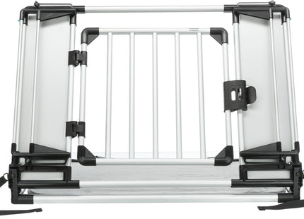 Schützendes Universal-Heckgitter in Silber-Schwarz von Trixie