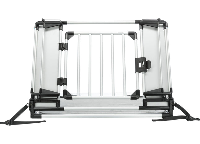 Schützendes Universal-Heckgitter in Silber-Schwarz von Trixie