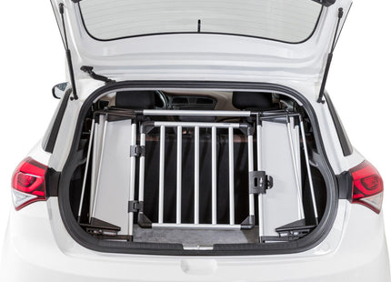 Schützendes Universal-Heckgitter in Silber-Schwarz von Trixie