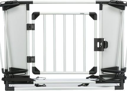 Schützendes Universal-Heckgitter in Silber-Schwarz von Trixie