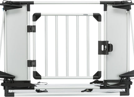 Schützendes Universal-Heckgitter in Silber-Schwarz von Trixie