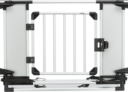 Schützendes Universal-Heckgitter in Silber-Schwarz von Trixie