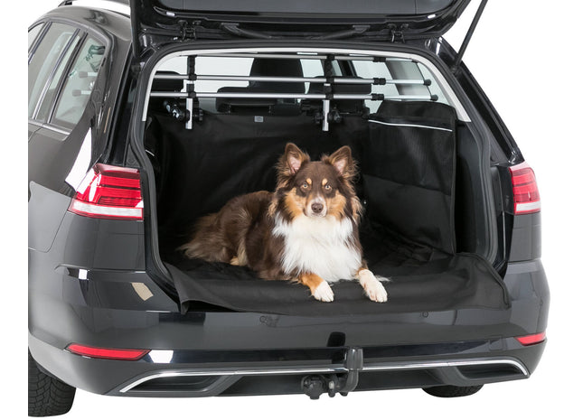 Schwarze Kofferraum-Schondecke von Trixie für Haustiere