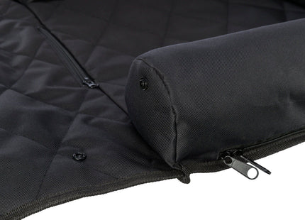 Bequeme Autositzauflage in Schwarz für entspannte Fahrten