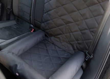 Bequeme Autositzauflage in Schwarz für entspannte Fahrten