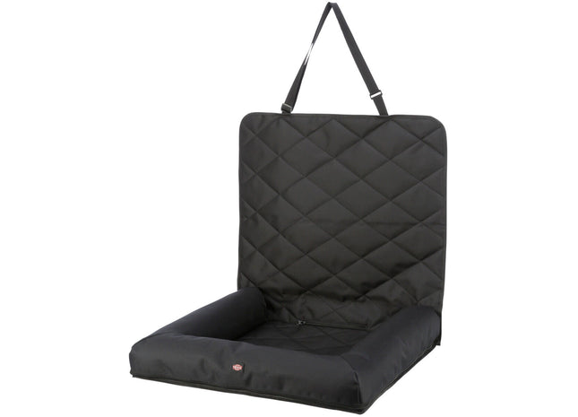 Bequeme Autositzauflage in Schwarz für entspannte Fahrten