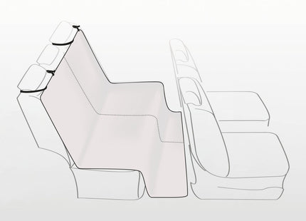 Schützende beige Autoschondecke von Trixie für Haustiere