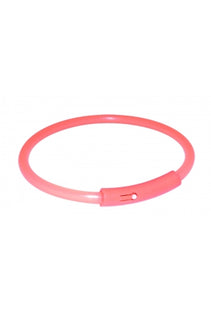 Leuchtendes orangefarbenes Halsband für Hunde, 32 cm Durchmesser