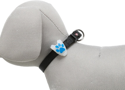 Stylischer weisser Trixie Flasher mit Motiv für Hunde