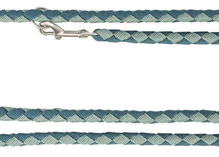 Trixie Cavo V-Leine - verstellbare Hundeleine petrol salbei