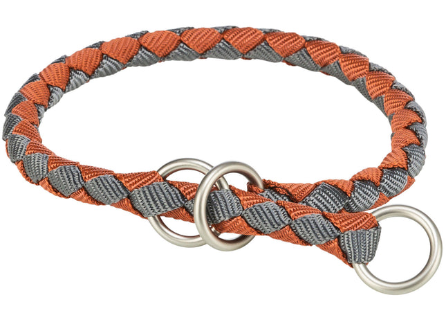 Trixie Cavo Zug-Stopp-Halsband - rost/grafit, Grösse M