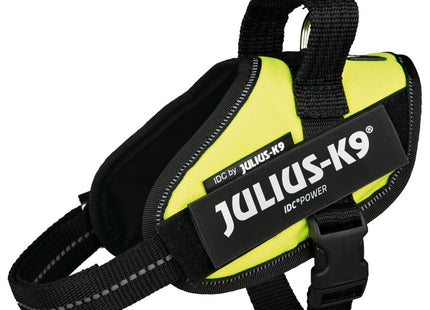 Sicher! Hier ist eine passende Bild-Alt-Text-Beschreibung für das Trixie Julius-K9 IDC Geschirr in Neongelb:

"Robustes Julius-K9 IDC Geschirr in auffällig