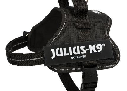 Trixie Julius-K9 Powergeschirr – schwarz, 33-45 cm