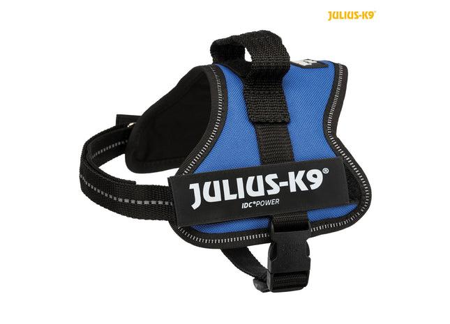 Julius-K9 Powergeschirr – Hundegeschirr blau 33-45cm