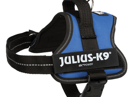 Julius-K9 Powergeschirr – Hundegeschirr blau 33-45cm