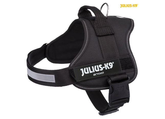 Trixie Julius-K9 Powergeschirr – schwarz, verstellbar