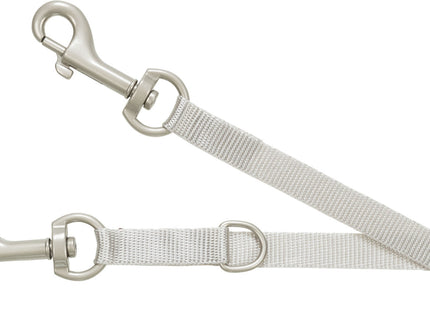 Weiches Welpen-Geschirr mit Leine in Hellgrau von Trixie Junior