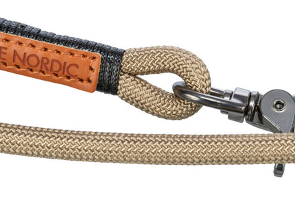 Schwarze Trixie Nordic V-Leine für stilvolle Spaziergänge