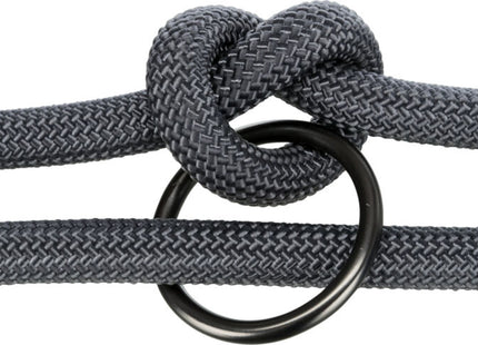 Stylische Trixie Nordic V-Leine in Dunkelgrau-Braun für Hunde