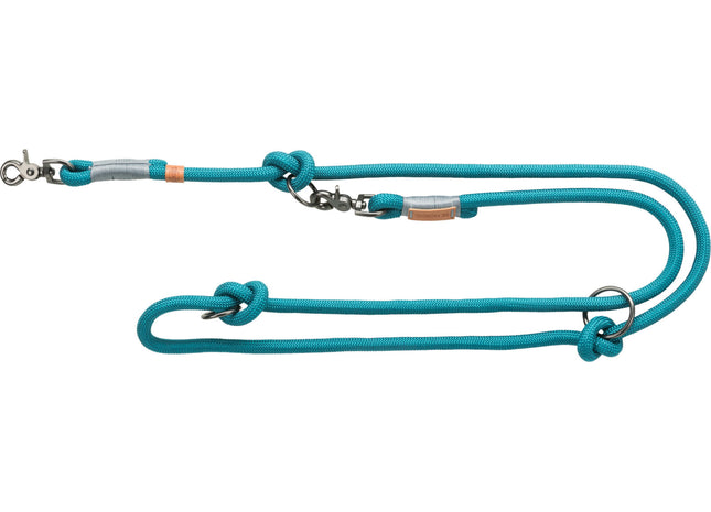 Moderne Trixie Be Nordic V-Leine in Petrol-Hellgrau für stilbewusste Hunde