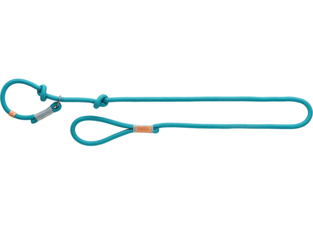 Leichte Trixie Nordic Retrieverleine in Petrol-Hellgrau