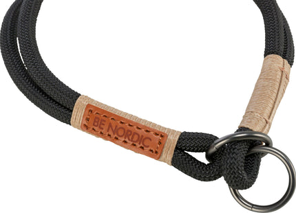 Trixie - Be Nordic Zugstopp-Halsband, schwarz/sand