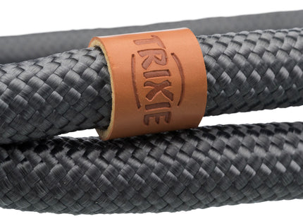 Stilvolles Zug-Stopp-Halsband in Dunkelgrau-Braun von Trixie Be Nordic