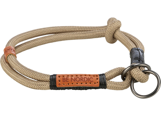 Stilvolles Zug-Stopp Halsband in Sandschwarz von Trixie be Nordic