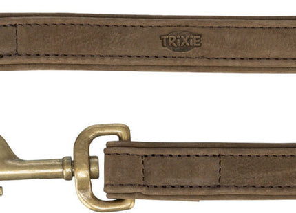 Trixie Pure V-Leine - Leder, braun, 2m S-M
