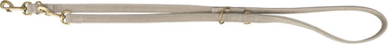 Trixie Pure V-Leine – Leder, hellgrau, 2m S-M
