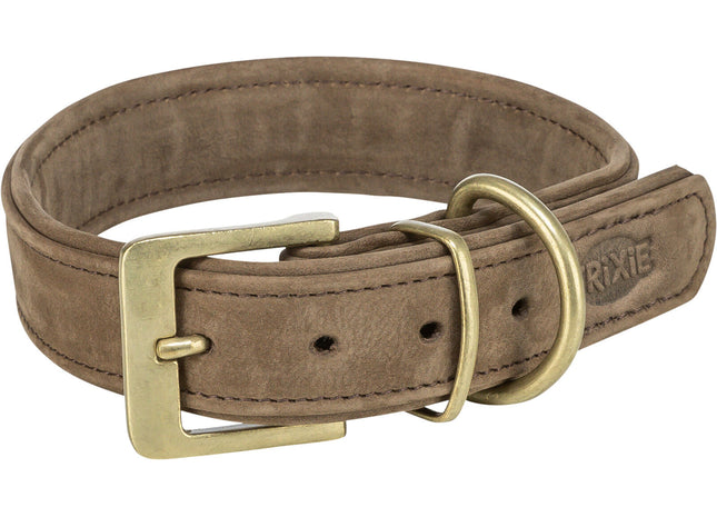 Trixie Pure Halsband - Leder braun XS
