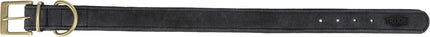 Trixie Pure Halsband - Leder, schwarz, XS