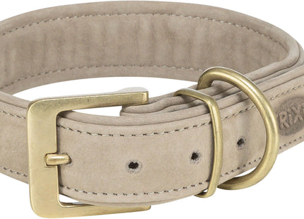 Trixie Pure Halsband - Leder, hellgrau, XS