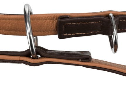 Komfortable Trixie Active V-Leine in Braun-Hellbraun für aktive Hunde
