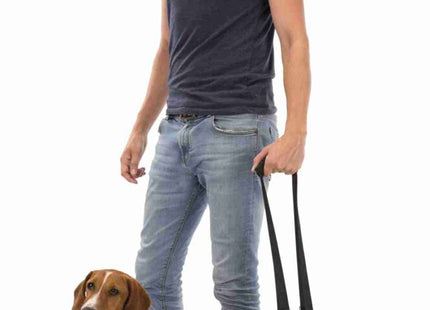 Schwarze Gehhilfe von Trixie für Hunde, stabil und sicher