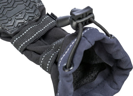 Schwarze Pfotenschutz-Ärmel für aktive Hunde, 2 Stück