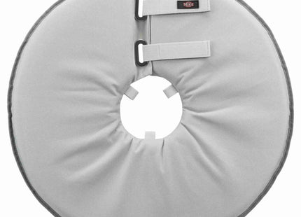 Schützender grauer Trixie Schutzkragen für Haustiere