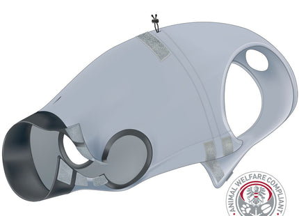 Bequemer grauer Body von Trixie für Hunde