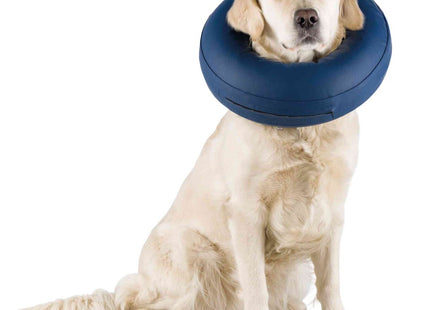 Aufblasbarer blauer Schutzkragen für Haustiere von Trixie