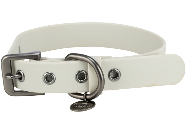Trixie CityStyle Halsband – PVC, hellgrau, S-M