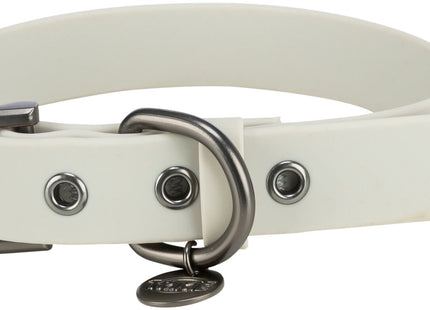 Trixie CityStyle Halsband – PVC, hellgrau, S-M