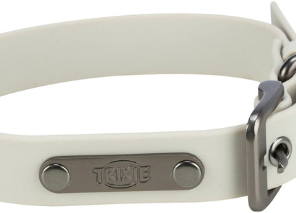 Trixie CityStyle Halsband – PVC, hellgrau, S-M