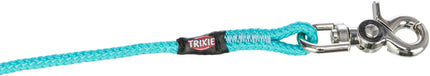 Robuste Trixie Schleppleine mit Trigger-Snap-Haken in Ozeanblau